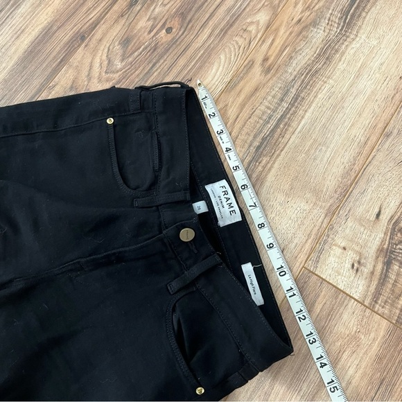 Frame Le High Flare Black Jeans - Picture 8 of 9